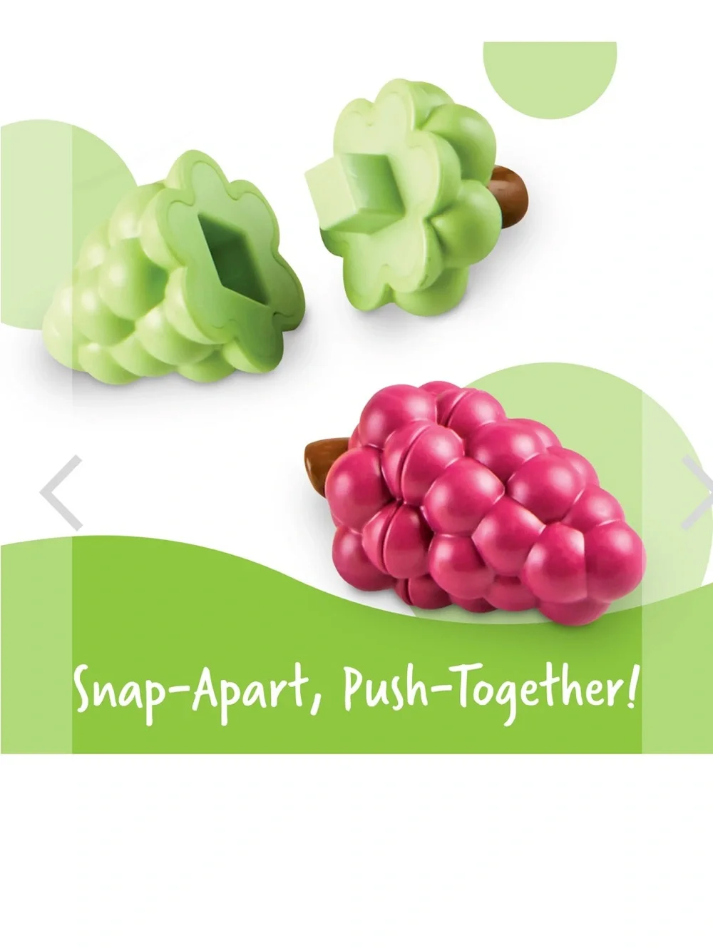Learning Resources Snap-n-Learn Fruit Shapers